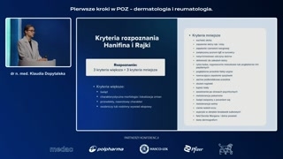 Diagnostyka, kryteria Hanifina i Reicha oraz rozpoznania różnicowe