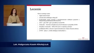 Leczenie, monitorowanie i postępowanie w wstrząsie kardiogennym