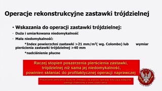 Zabiegi na zastawce trójdzielnej, pomiary pierścienia i podsumowanie