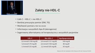 Cele terapeutyczne i leczenie hipolipemizujące