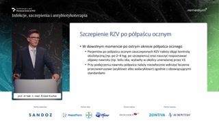 Rekomendacje końcowe, koadministracja, półpasiec oczny i podsumowanie