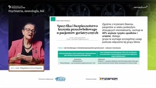 Geriatria, ograniczenia stosowania i podsumowanie