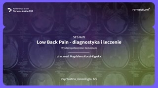 Wstęp i definicja bólu krzyża