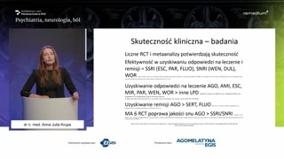 Farmakokinetyka, interakcje i skuteczność agomelatyny