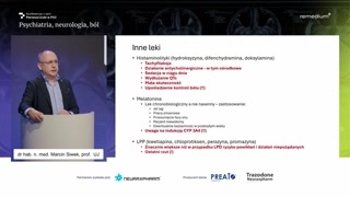 Bezsenność — rozpoznanie, przyczyny polekowe, higiena snu i leczenie (trazodon, leki z grupy Z, melatonina)