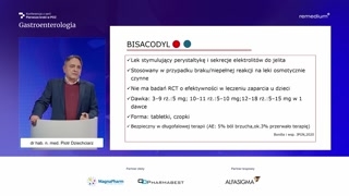 Leki przeciwzaparciowe: makrogole, laktuloza i bisakodyl
