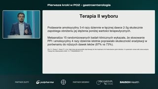 Terapie ratunkowe, działania niepożądane, probiotyki i podsumowanie