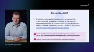 Jak płacić podatki i zmiana formy opodatkowania