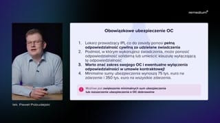 Wymogi do wpisu: adres placówki, ORL i dokumenty OC