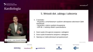 Planowanie przerwania leczenia NOAC/DOAC i terapia pomostowa