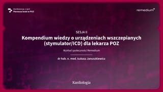 Wprowadzenie i przegląd urządzeń wszczepialnych