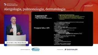 Technika inhalacji przy inhalatorach proszkowych i znaczenie PIF