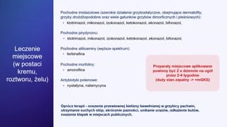 Leczenie miejscowe, środki zapobiegawcze i pielęgnacja