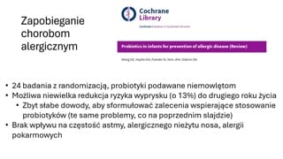 Choroby alergiczne, psychobiotyki i podsumowanie zaleceń