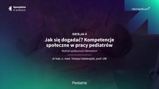 Powitanie i wstęp do komunikacji medycznej