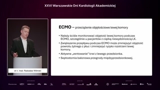 Monitorowanie, odbarczenie lewej komory oraz połączenie ECMO z Impellą
