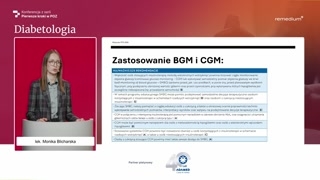 Zalecenia dotyczące pomiarów i pierwsze wskazania do CGM