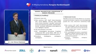 Stadia kardiomiopatii, monitorowanie i kryteria programu lekowego