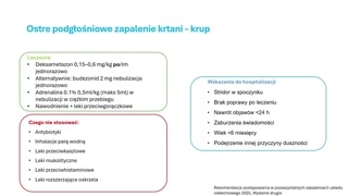 Podgłośniowe zapalenie krtani i leczenie ostrego zapalenia oskrzelików