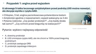 Przykłady kliniczne i decyzje lecznicze