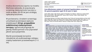 Wskazania diagnostyczne i postępowanie przy nieprawidłowym TSH