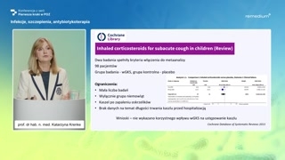 Wziewne glikokortykosteroidy w infekcjach i astmie
