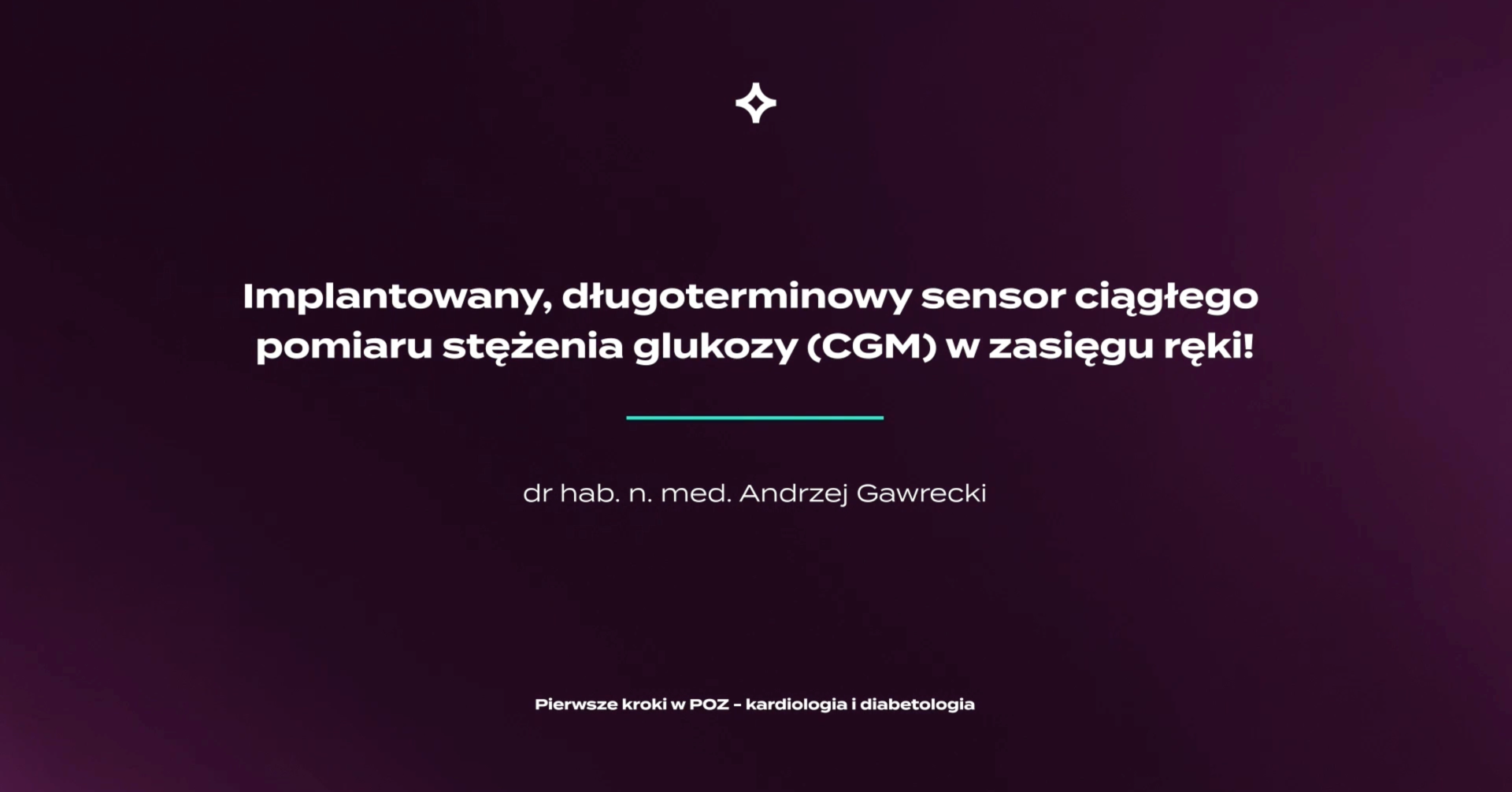 10_Implantowany, długoterminowy sensor ciągłego pomiaru stężenia glukozy (CGM) w zasięgu ręki!