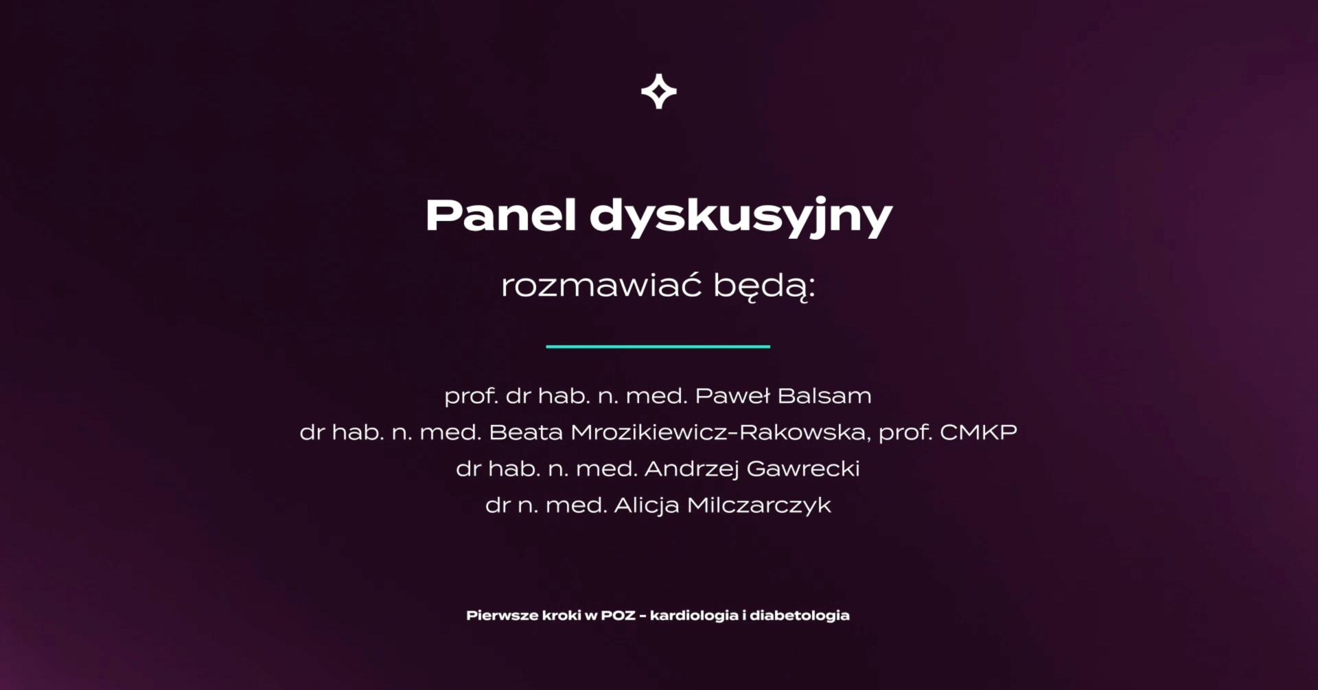 PKwPOZ - kardiologia i diabetologia - panel dyskusyjny 4