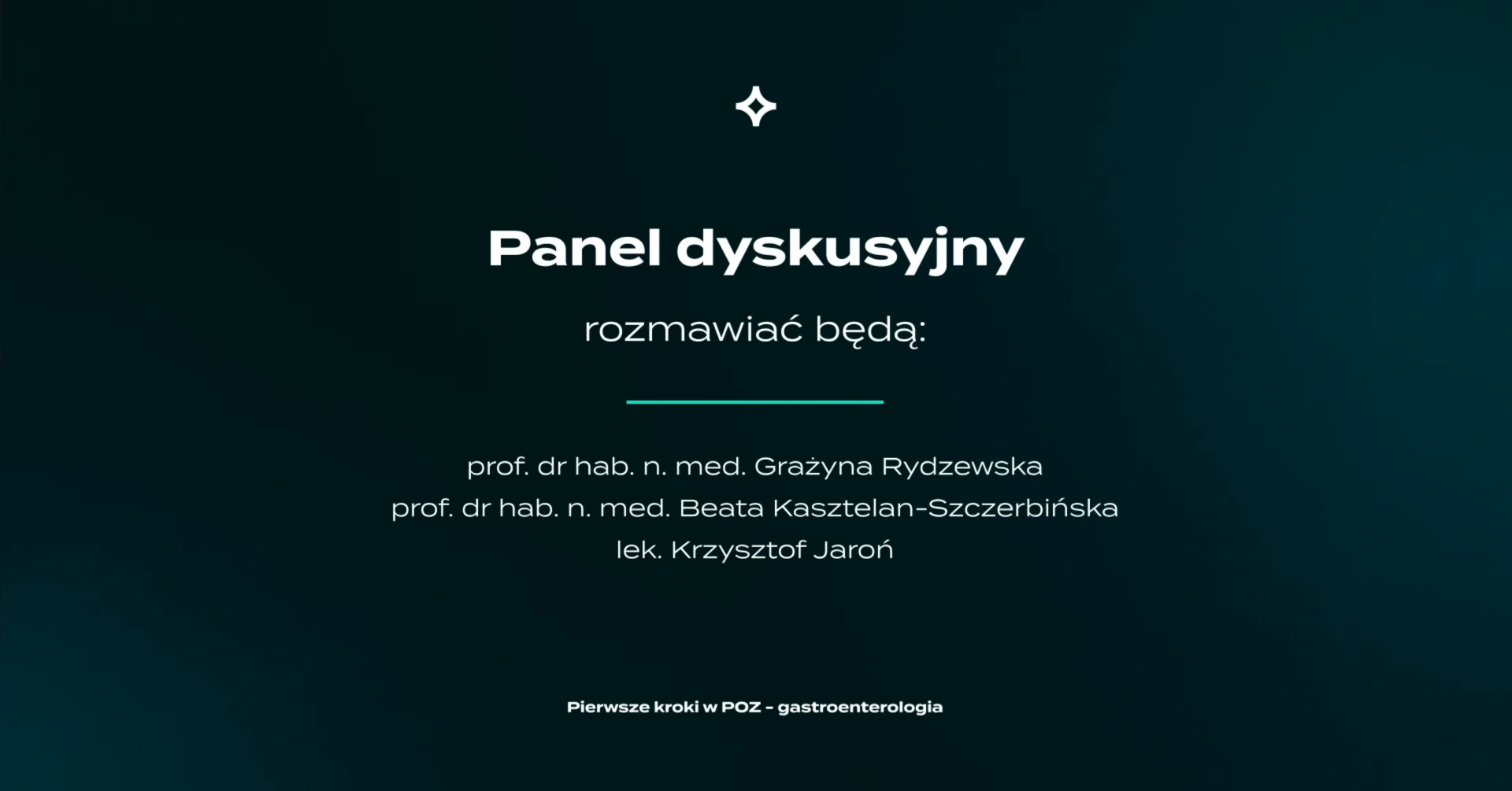 PKwPOZ - gastroenterologia - panel dyskusyjny 1