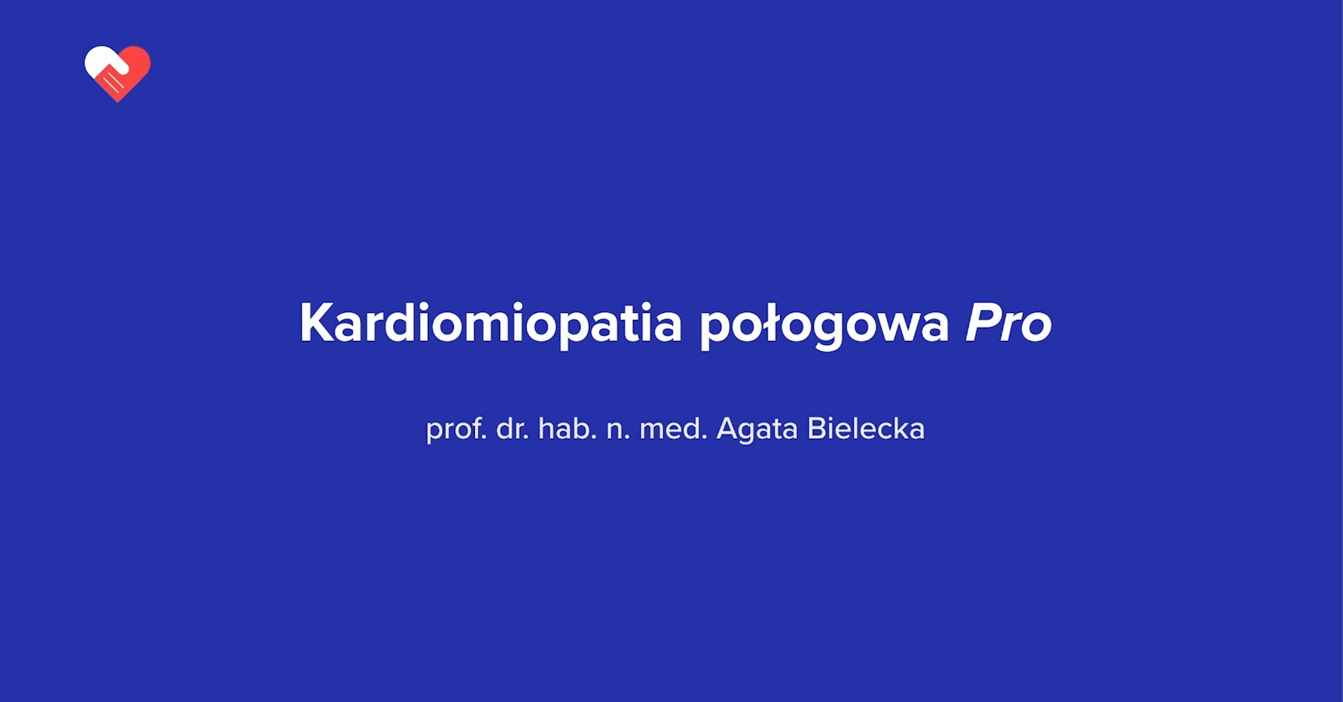 Kardiomiopatia połogowa Pro