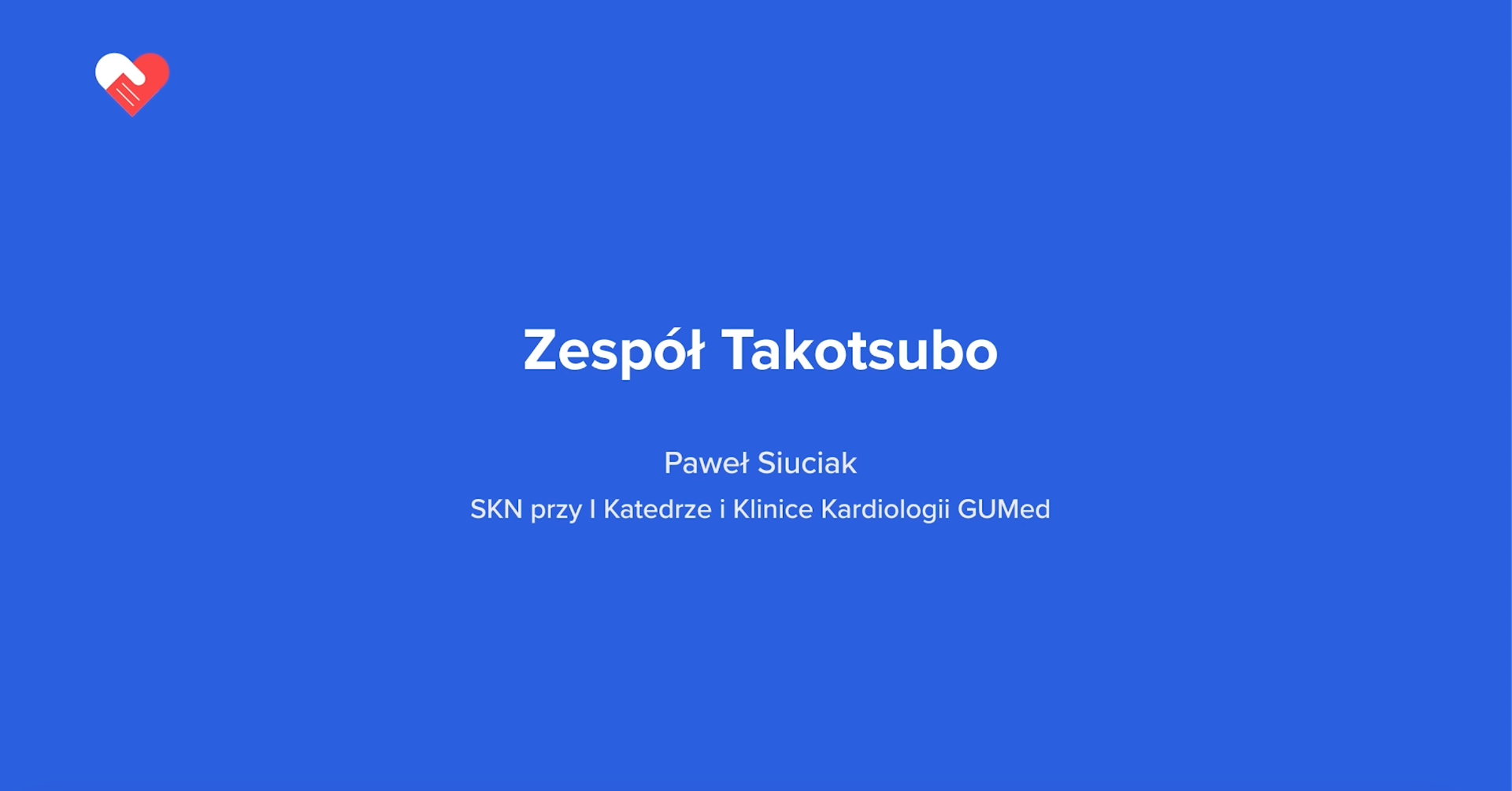 Zespół Takotsubo