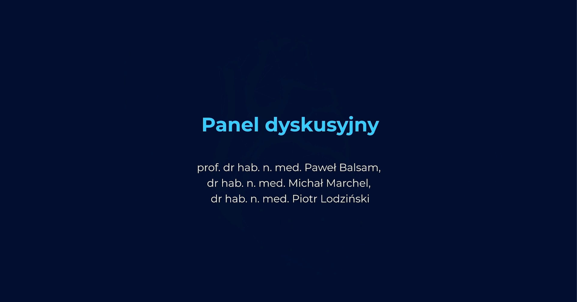 Sesja Migotanie przedsionków – Panel dyskusyjny