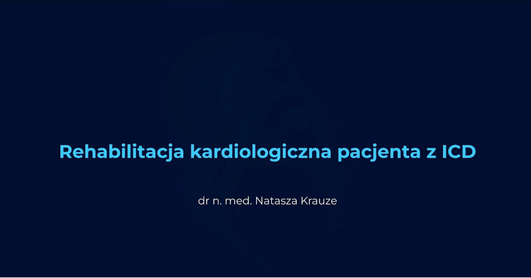 Rehabilitacja kardiologiczna pacjenta z ICD