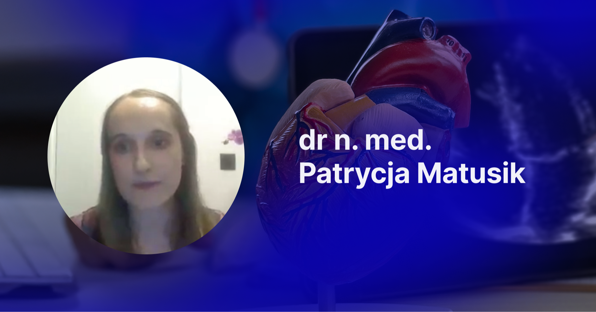 Elderly female with heart hypertrophy