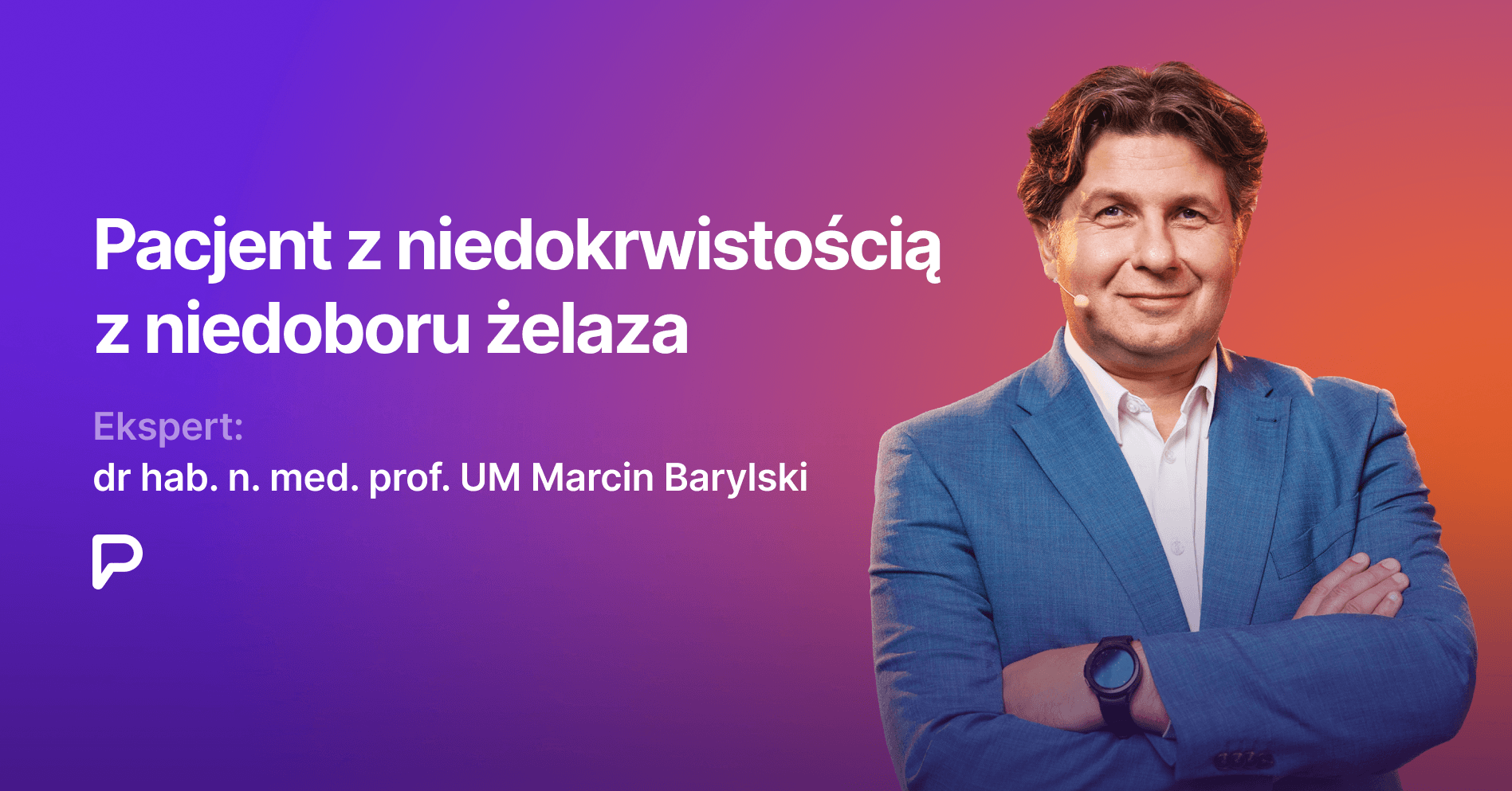 Pacjent z niedokrwistością z niedoboru żelaza