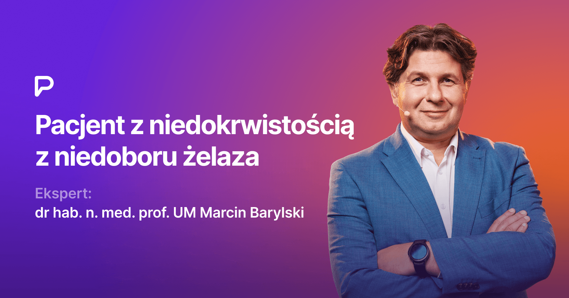 Pacjent z niedokrwistością z niedoboru żelaza