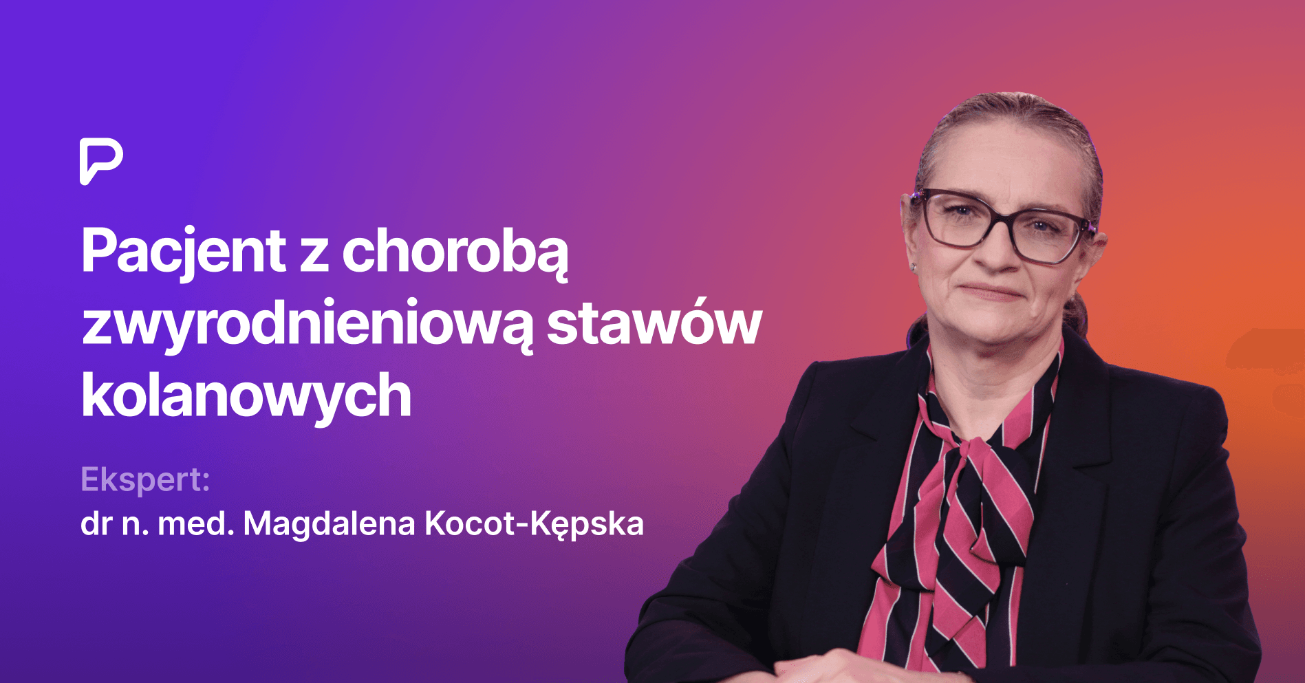 Pacjent z chorobą zwyrodnieniową stawów