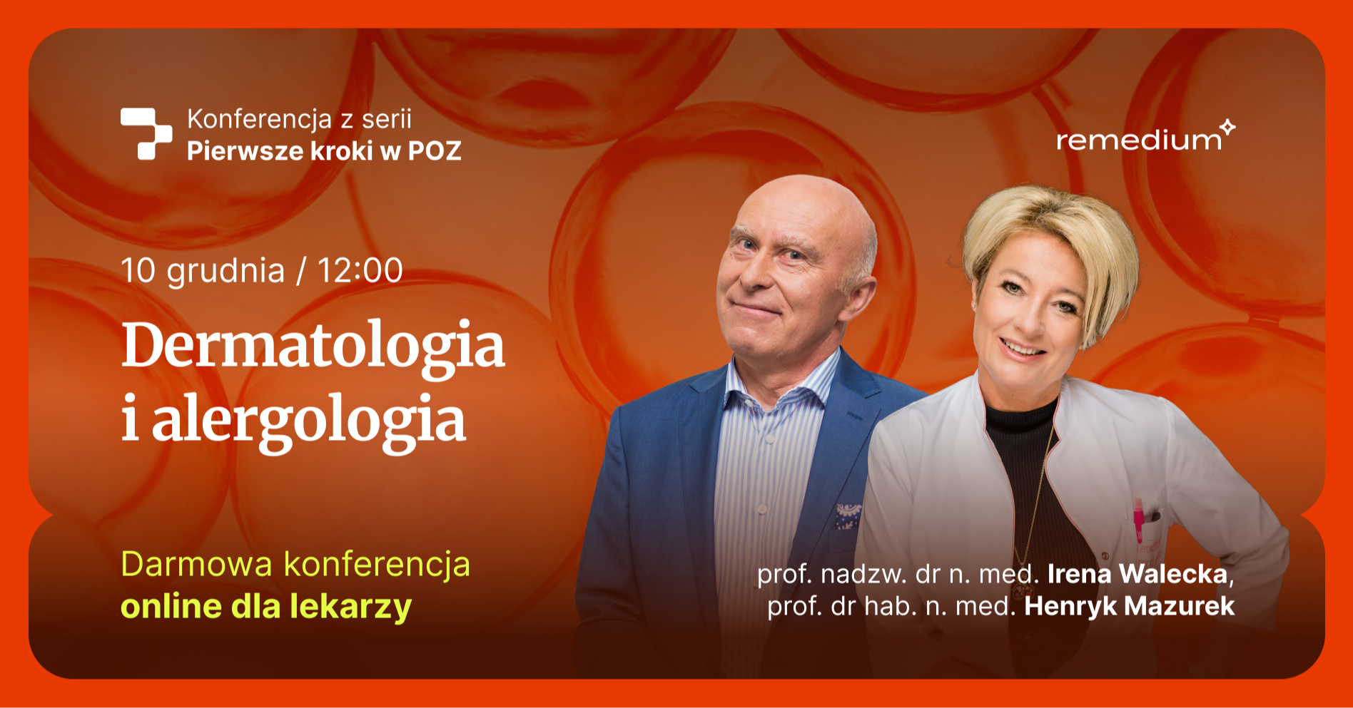 Konferencja "Pierwsze kroki w POZ – dermatologia i alergologia" (jesień 2025)