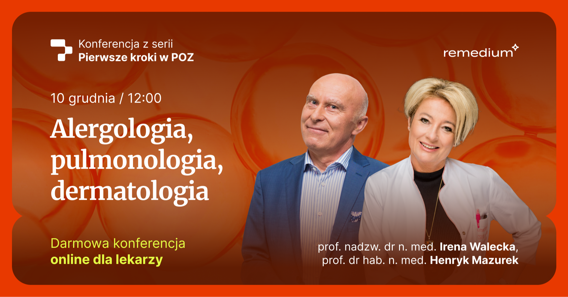 Konferencja "Pierwsze kroki w POZ – dermatologia i alergologia" (jesień 2025)
